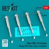 RESKIT RS48-0549 Matra MICA-IR missiles (4 pcs) (3D Printed) 1/48